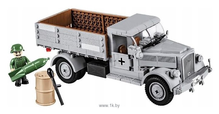 Фотографии Cobi Small Army World War II 2449 Армейский грузовик Opel Blitz (310 деталей)