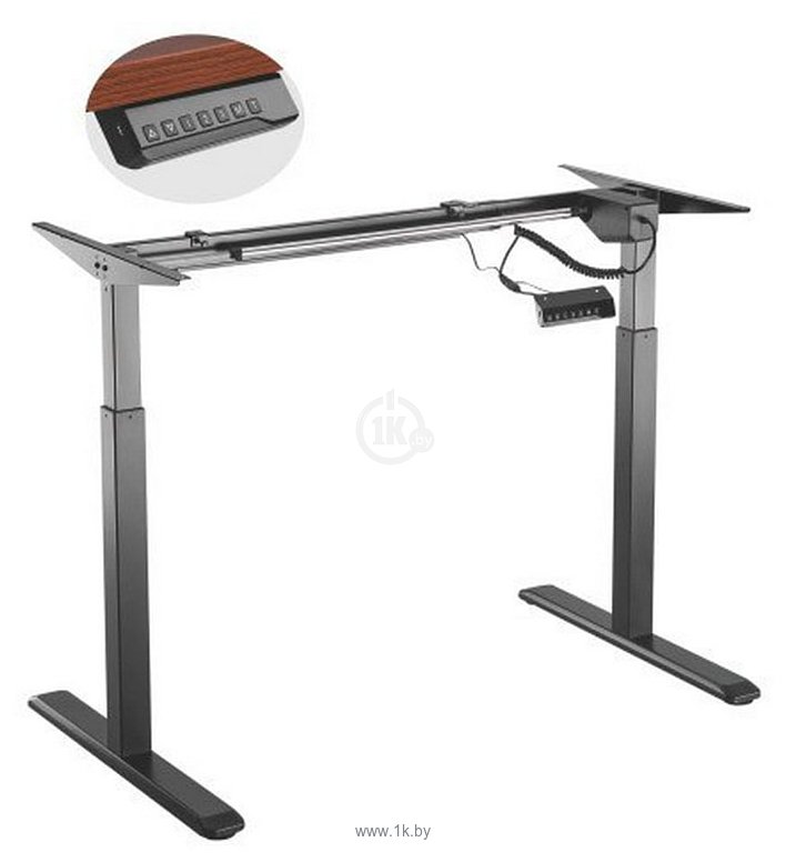 Фотографии ErgoSmart Electric Desk (альпийский белый/черный)