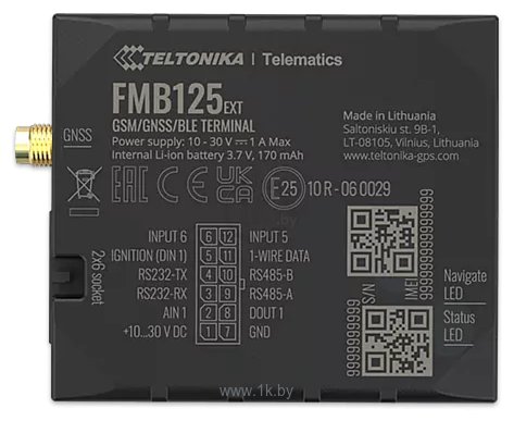 Фотографии Teltonika FMB125 (с внутренней GPS/GNSS антенной)