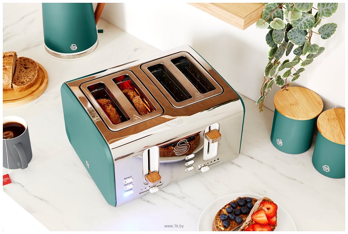 Фотографии Swan Nordic Style Toaster ST14620GREN