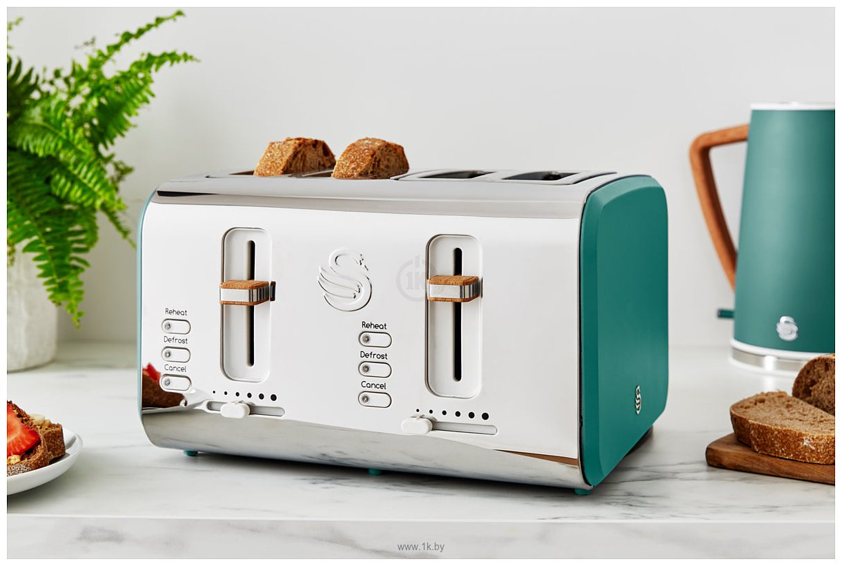 Фотографии Swan Nordic Style Toaster ST14620GREN