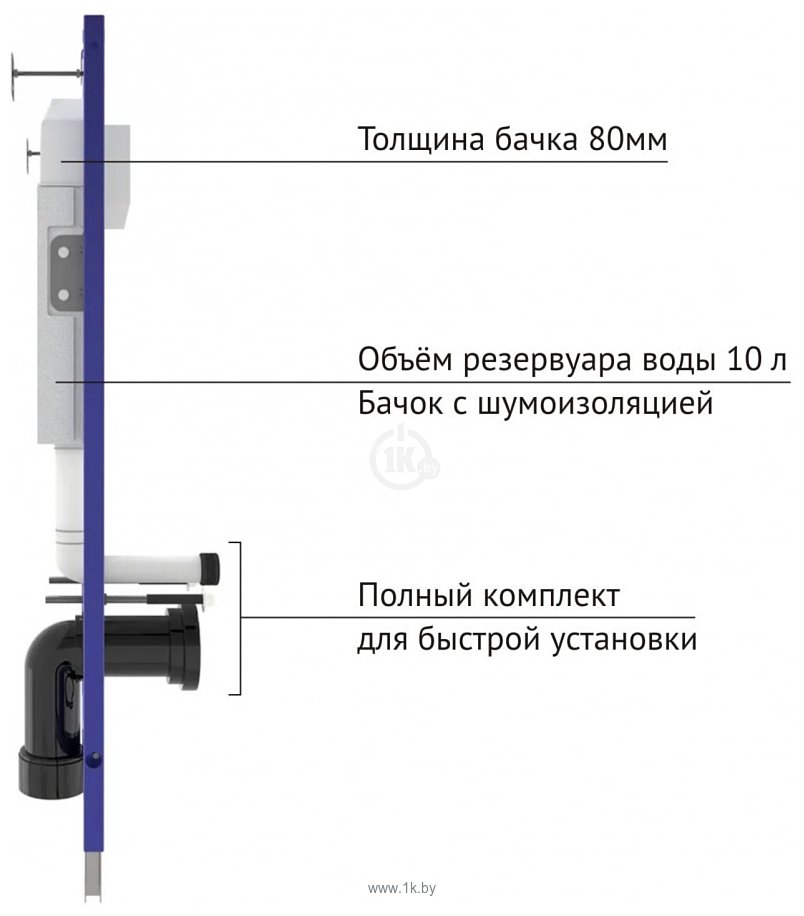 Фотографии Berges Wasserhaus Floe S Rimless 043248 (с сиденьем)