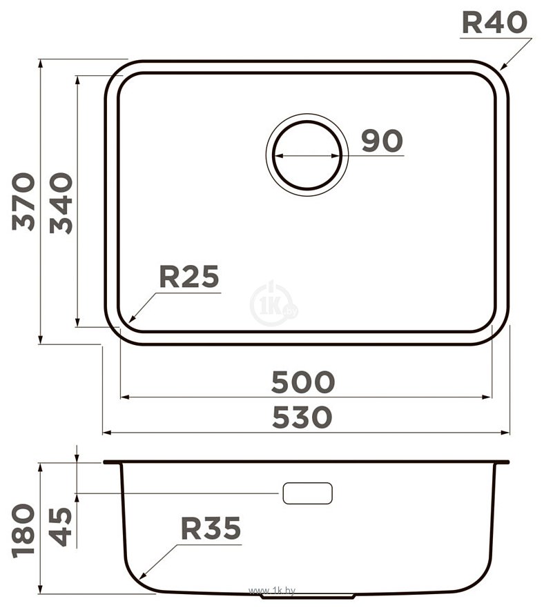 Фотографии Omoikiri Omi Ultra Mini 53-U/I 