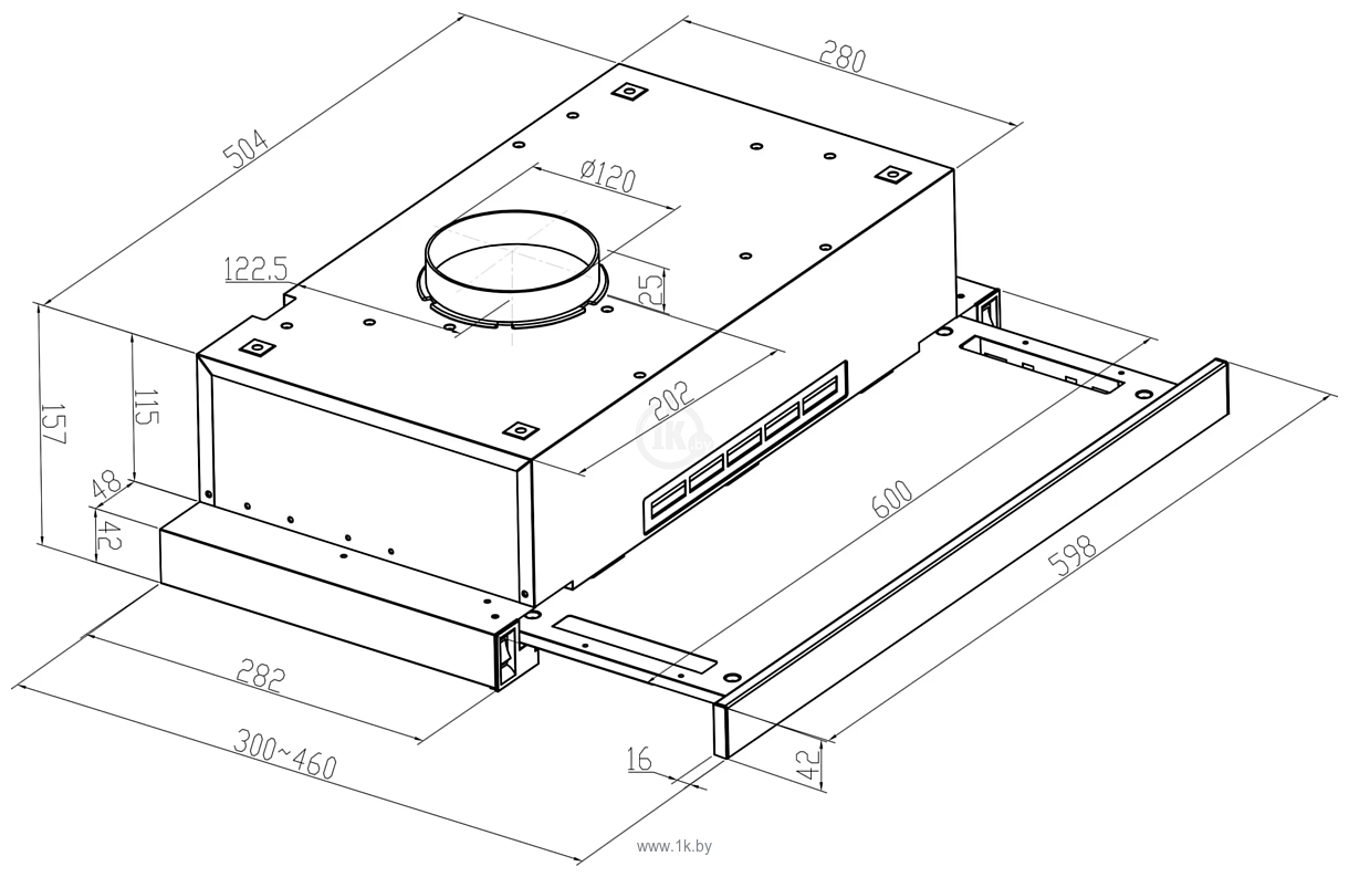 Фотографии Meferi SLIDEBOX60BK LIGHT