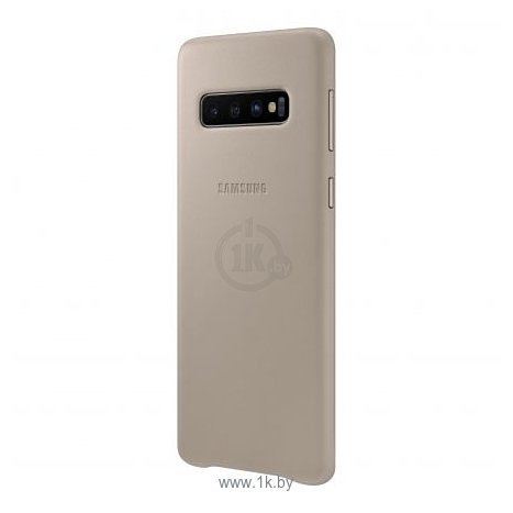 Фотографии Samsung Leather Cover для Samsung Galaxy S10 (серый)