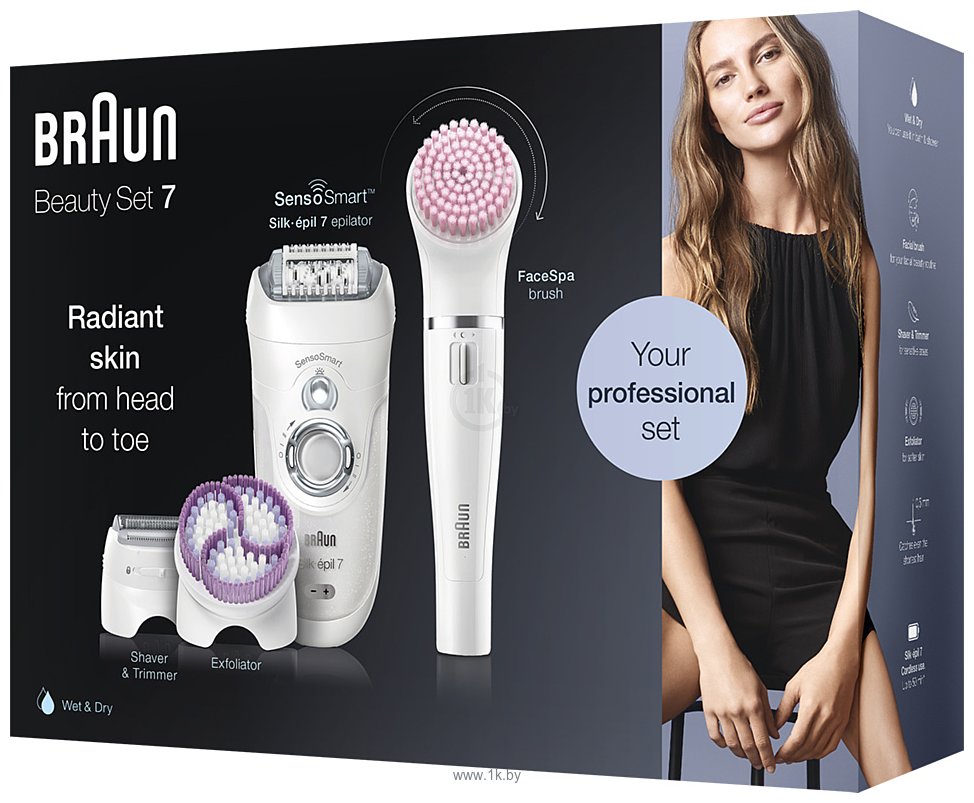 Фотографии Braun 7-895 BS Silk-epil 7 Beauty Set Wet & Dry