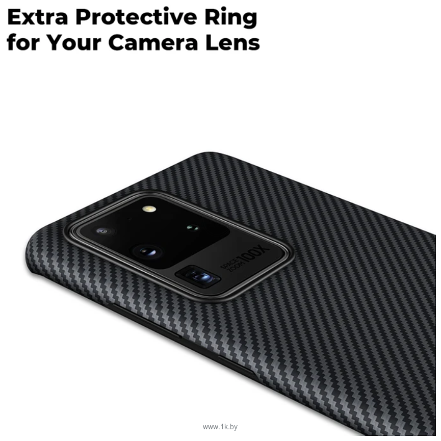 Фотографии Pitaka Air Case для Samsung Galaxy S20+ Ultra (черный)