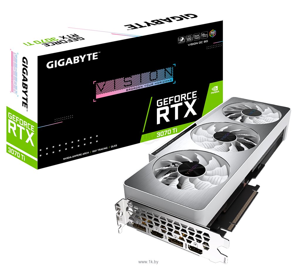 Фотографии GIGABYTE GeForce RTX 3070 Ti VISION OC 8G (GV-N307TVISION OC-8GD)