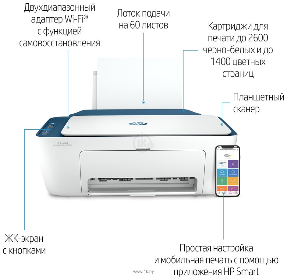 Фотографии HP DeskJet Ink Advantage Ultra 4828 25R76A