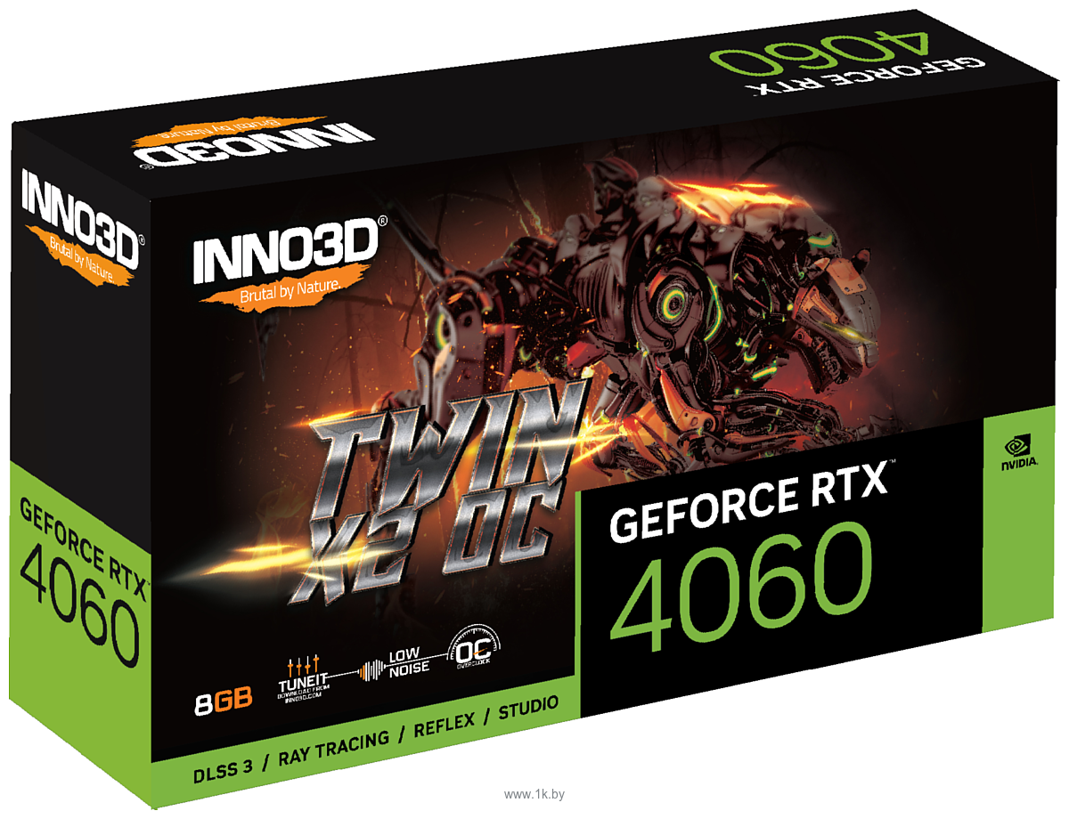 Фотографии GeForce RTX 4060 Twin X2 OC (N40602-08D6X-173051N)