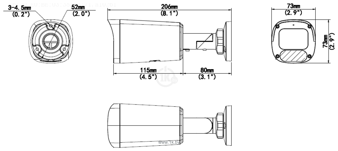 Фотографии Uniview IPC2324LB-ADZK-H