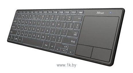 Фотографии Trust Mida Bluetooth Wireless Keyboard with XL touchpad black Bluetooth
