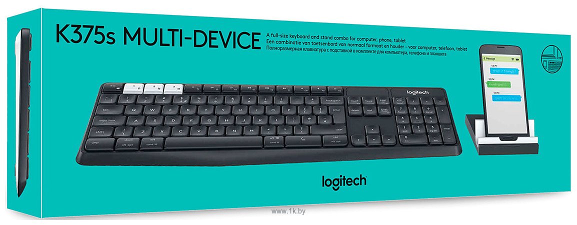 Фотографии Logitech K375s Multi-Device нет кириллицы