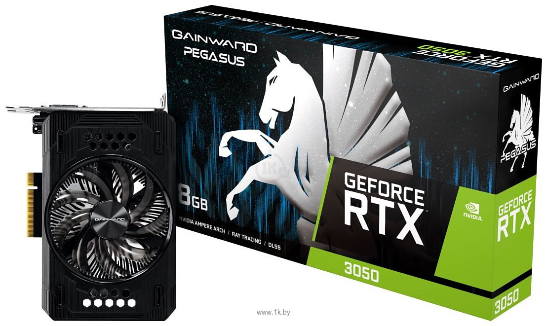 Фотографии Gainward GeForce RTX 3050 Pegasus 8GB (NE63050018P1-1070E)