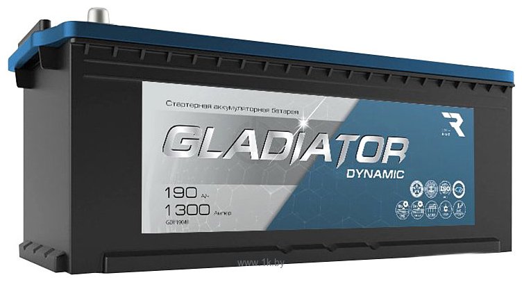 Фотографии Gladiator Dynamic Евро 3 (190Ah)