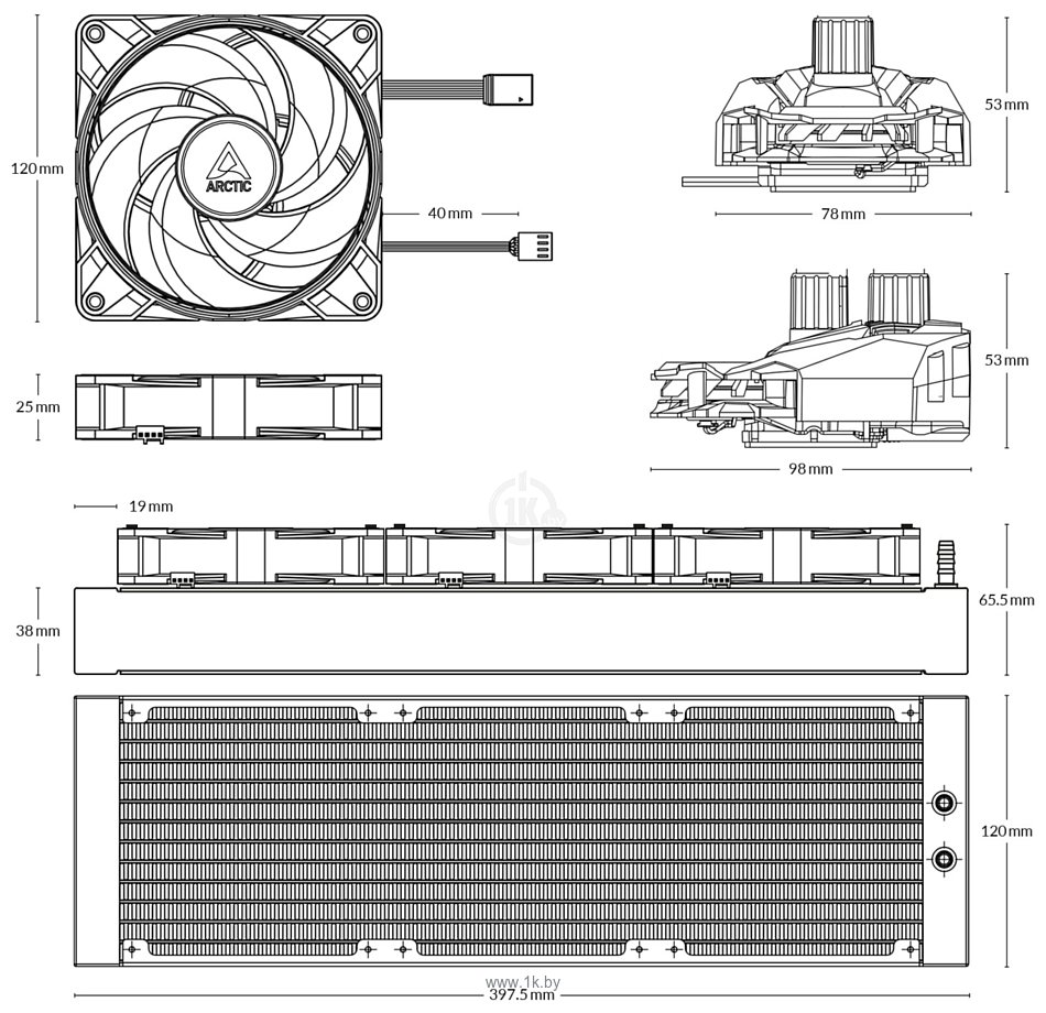 Фотографии Arctic Liquid Freezer II 360 A-RGB ACFRE00101A