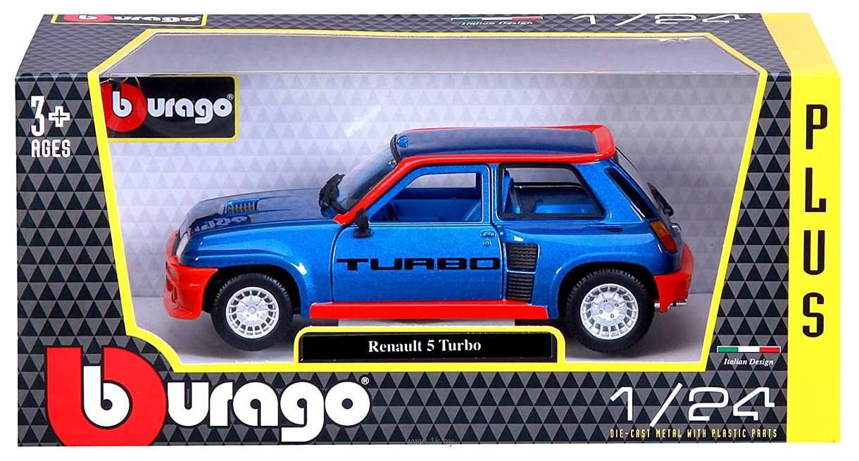 Фотографии Bburago Renault 5 Turbo 18-21088 (синий)