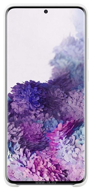 Фотографии Samsung Silicone Cover для Galaxy S20+ (белый)