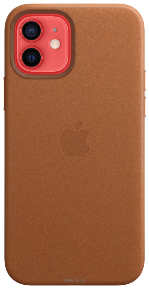Фотографии Apple MagSafe Leather Case для iPhone 12/12 Pro (золотисто-коричневый)