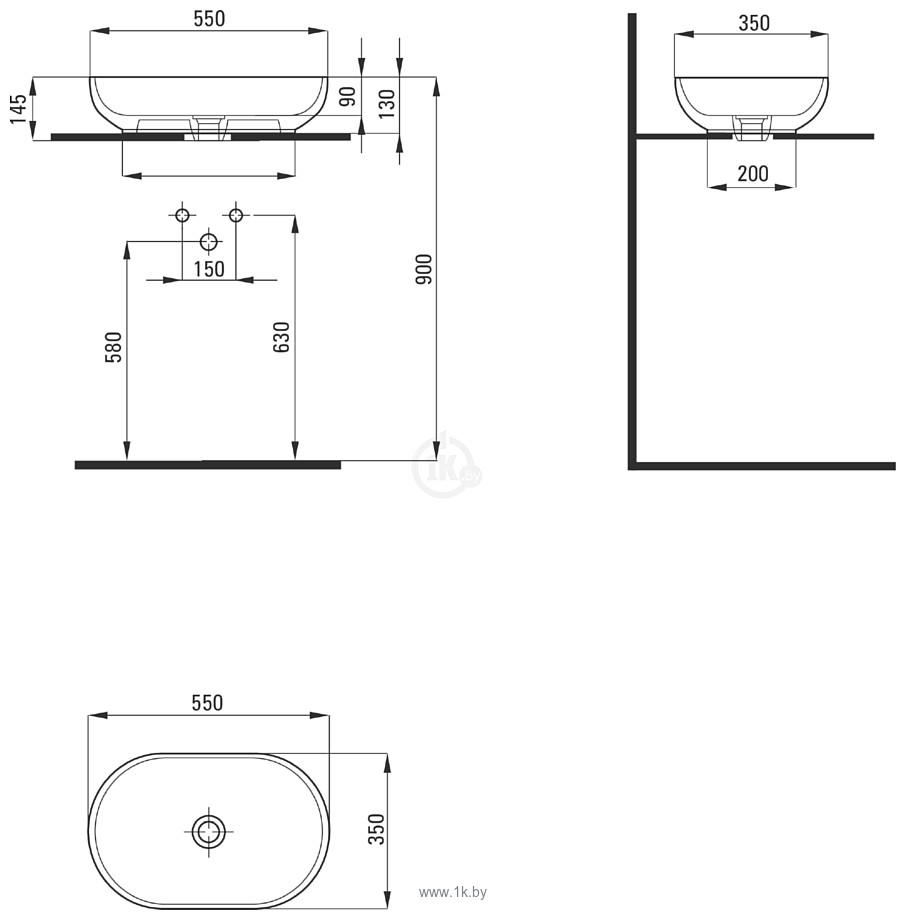 Фотографии Deante Стол с умывальником Peonia 65 CDET6U6S