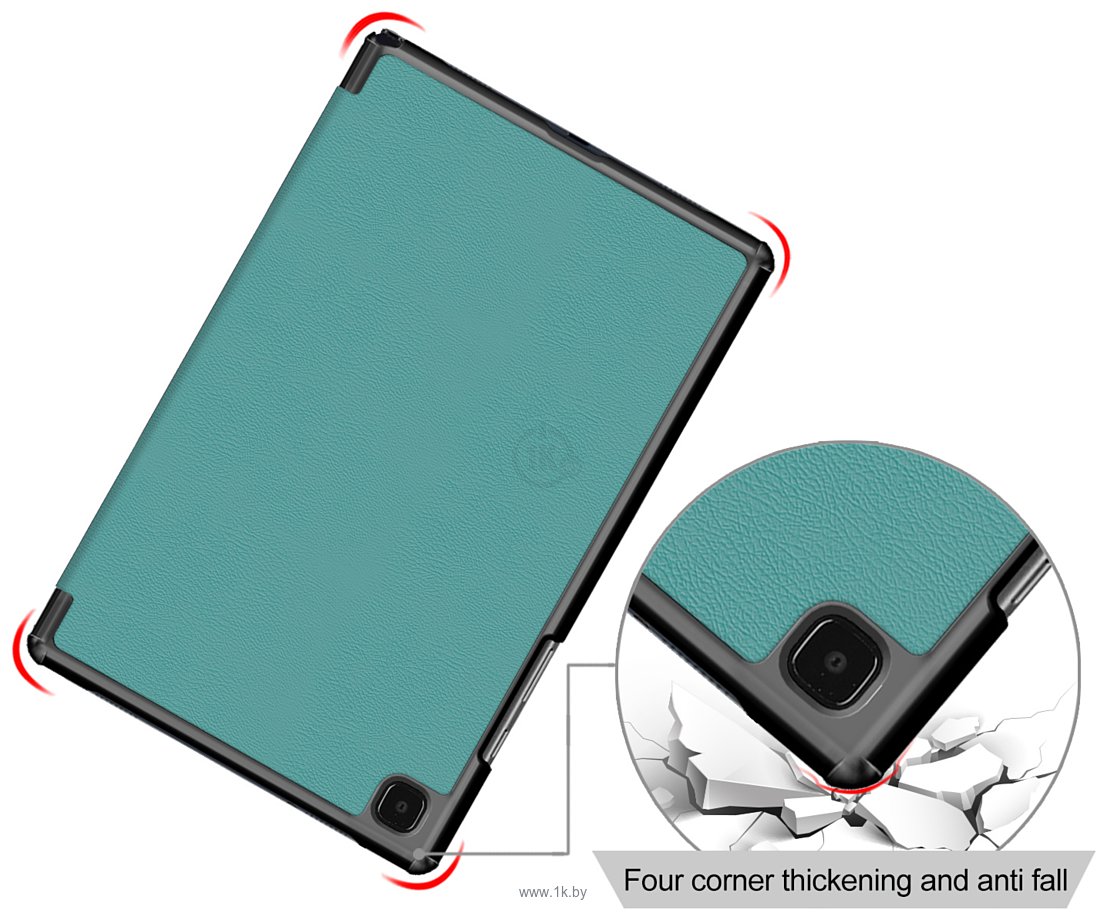 Фотографии JFK Smart Case для Samsung Galaxy Tab A7 (бирюзовый)