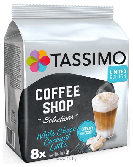 Фотографии Tassimo White Choco Coconut Latte 8 шт