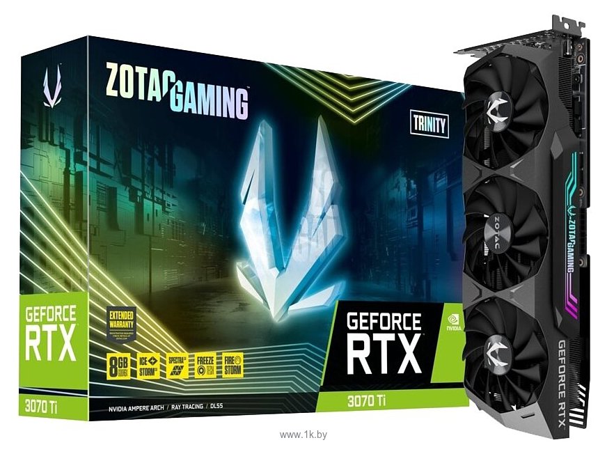 Фотографии ZOTAC GAMING GeForce RTX 3070 Ti Trinity 8GB (ZT-A30710D-10P)