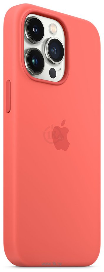 Фотографии Apple MagSafe Silicone Case для iPhone 13 Pro (розовый помело)