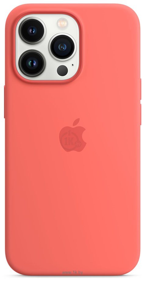 Фотографии Apple MagSafe Silicone Case для iPhone 13 Pro (розовый помело)