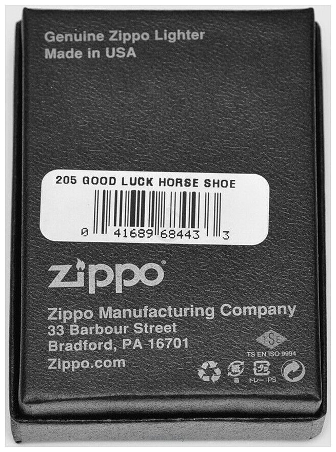 Фотографии Zippo 205 Horse Shoe
