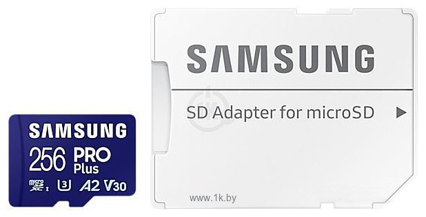 Фотографии Samsung PRO Plus microSDXC 256GB MB-MD256SA/EU (с адаптером)
