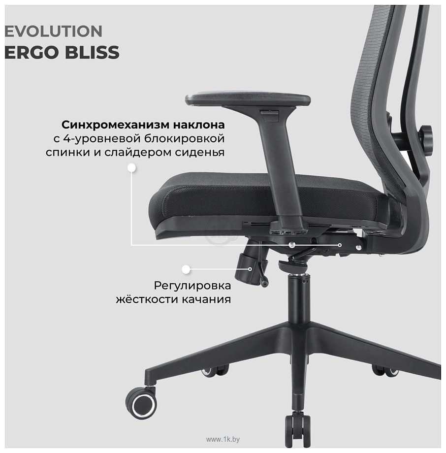 Фотографии Evolution ERGO BLISS Grey (серый)