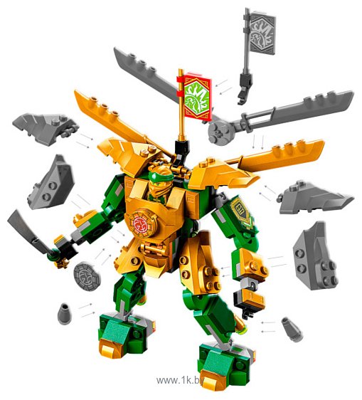 Фотографии LEGO Ninjago 71781 Битва с роботом ЭВО Ллойда