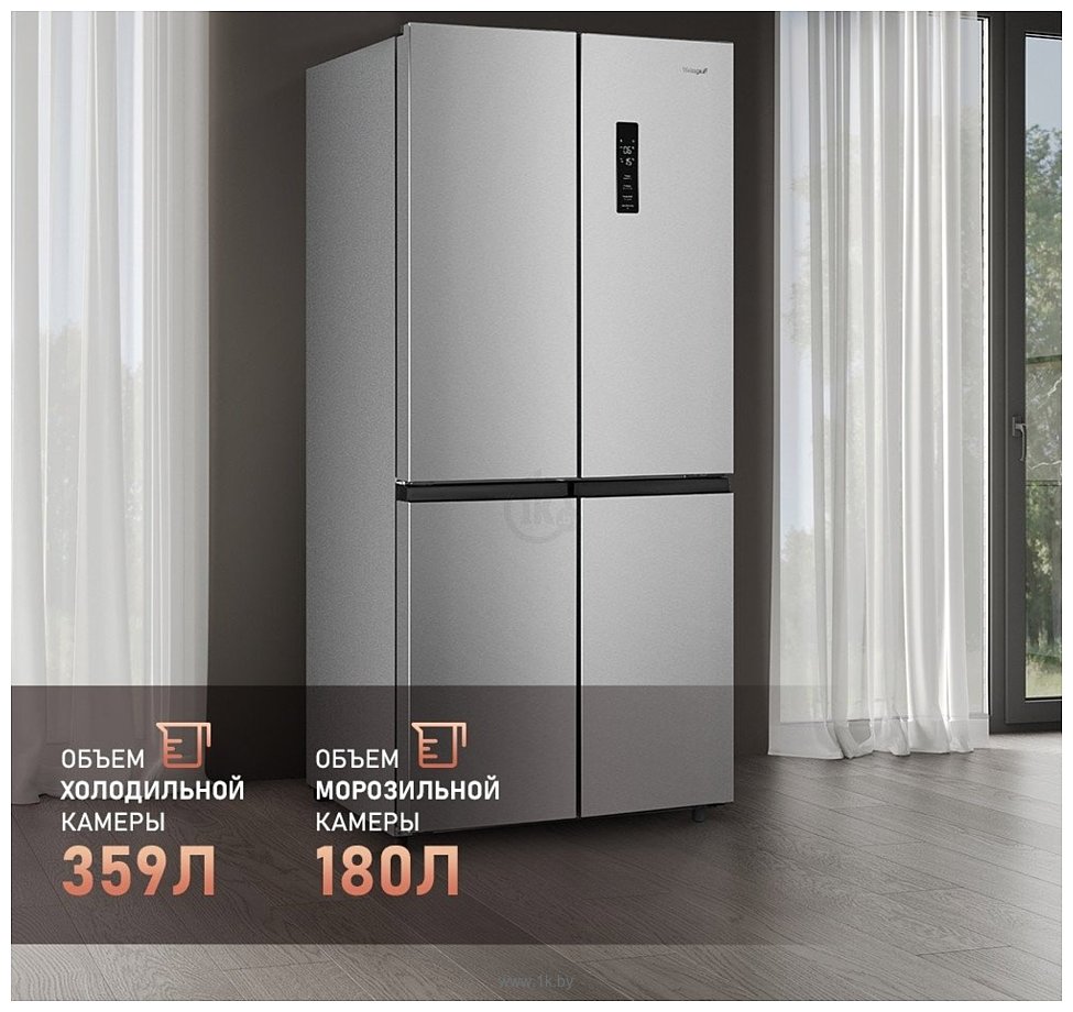 Фотографии Weissgauff WCD 590 Nofrost Inverter Premium Ecofresh Inox