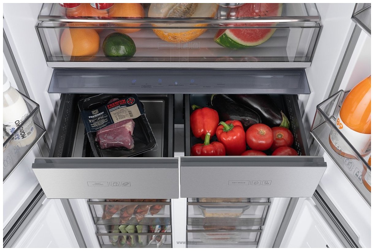 Фотографии Weissgauff WCD 590 Nofrost Inverter Premium Ecofresh Inox