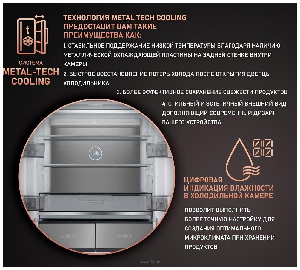 Фотографии Weissgauff WCD 590 Nofrost Inverter Premium Ecofresh Inox