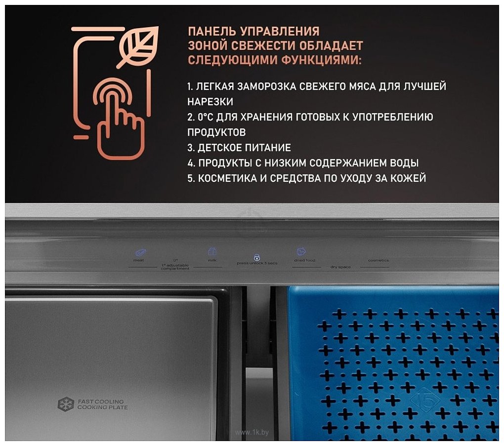 Фотографии Weissgauff WCD 590 Nofrost Inverter Premium Ecofresh Inox