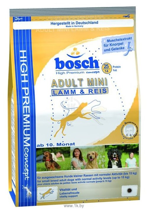 Фотографии Bosch (1 кг) Mini Adult Lamb & Rice
