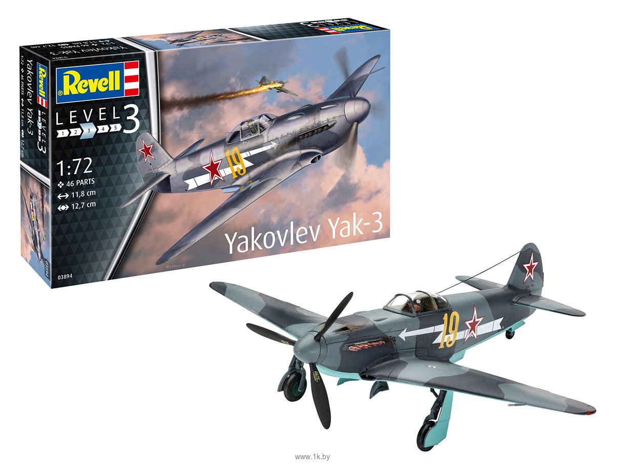 Фотографии Revell 03894 Советский одномоторный истребитель Yakovlev Yak-3