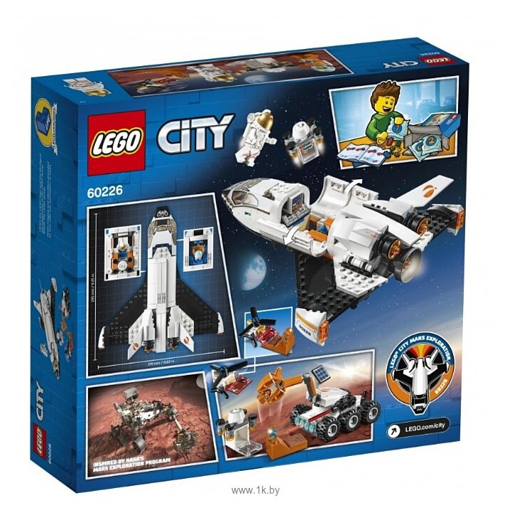 Фотографии LEGO City 60226 Шаттл для исследований Марса