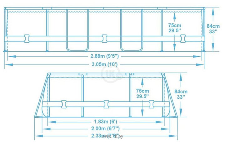 Фотографии Bestway Power Steel 5614A (305х200х84)