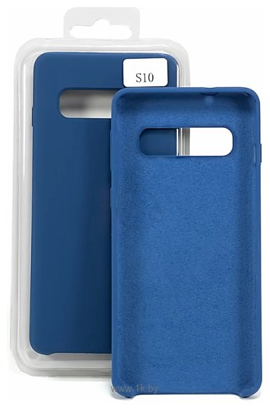 Фотографии Case Liquid для Samsung Galaxy S10 (синий кобальт)