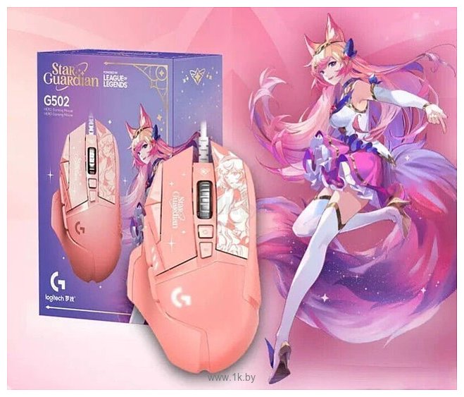 Фотографии Logitech G502 Hero League of Legends: Star Guardian Edition - Ahri