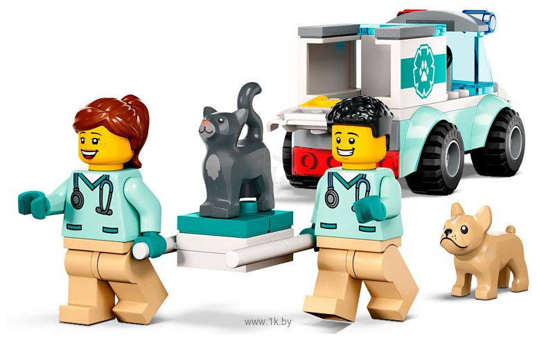 Фотографии LEGO City 60382 Спасательный ветеринарный фургон