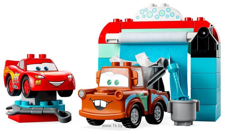Фотографии LEGO Duplo 10996 Молния МакКуин и Мэтр: веселье на автомойке