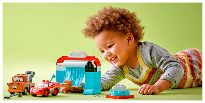 Фотографии LEGO Duplo 10996 Молния МакКуин и Мэтр: веселье на автомойке