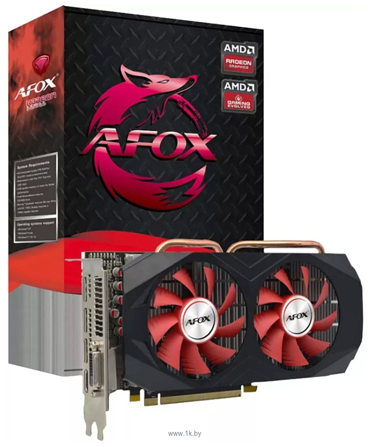 Фотографии AFOX Radeon RX 580 8GB GDDR5 (AFRX580-8192D5H3-V3)