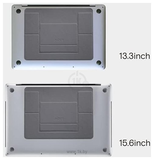Фотографии MOFT Adhesive Laptop Stand MS006-M-GRY-EN01