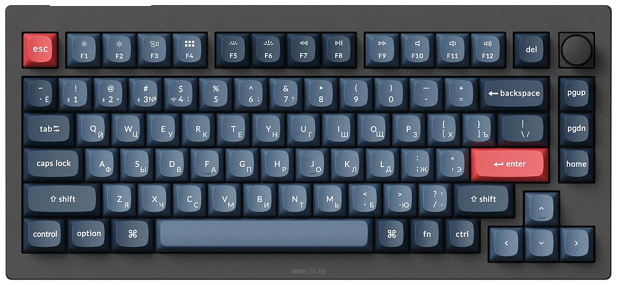 Фотографии Keychron V1 Max RGB V1M-D3-RU Gateron Jupiter Brown