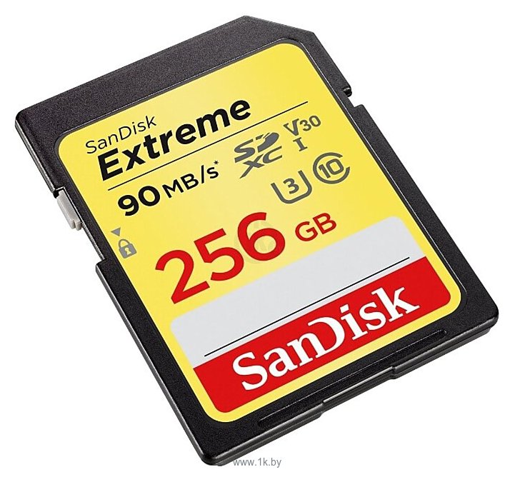 Фотографии SanDisk Extreme SDXC UHS Class 3 V30 90MB/s 256GB